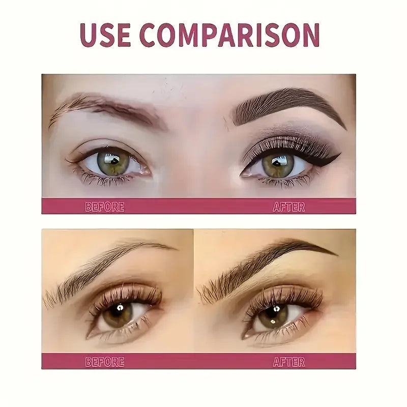 Multi-Functional Angled Nylon Bristle Eyebrow Brush for All Skin Types