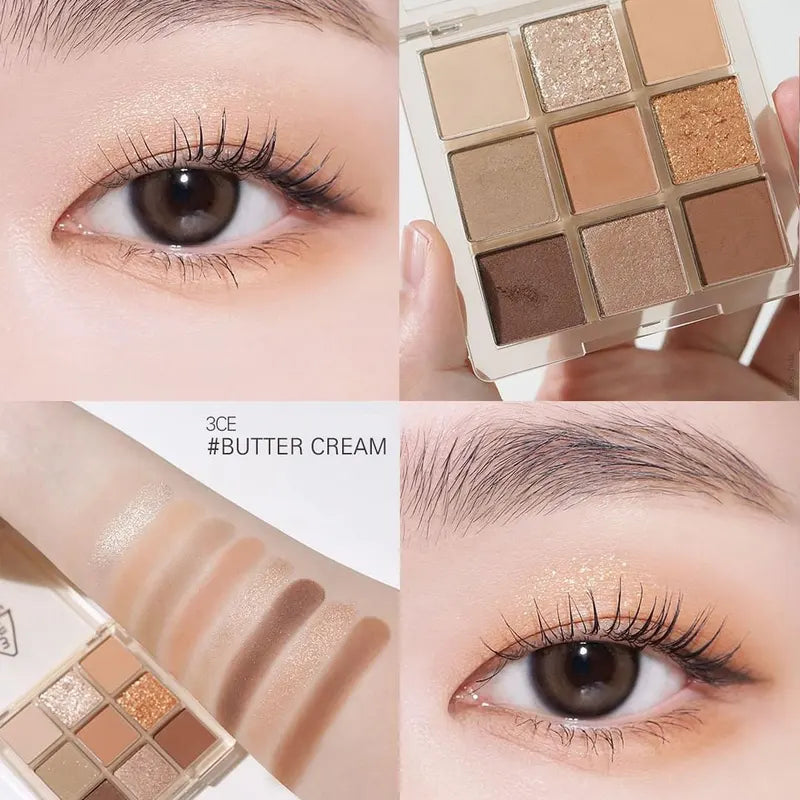 Multi Eye Shadow Palette - Highly Pigmented, Beginner-Friendly, Travel-Size