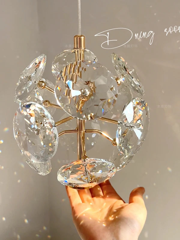 Modern Crystal Wall Light Fixture with Crystal Wall Lamp for Corridor Bedroom Living Room