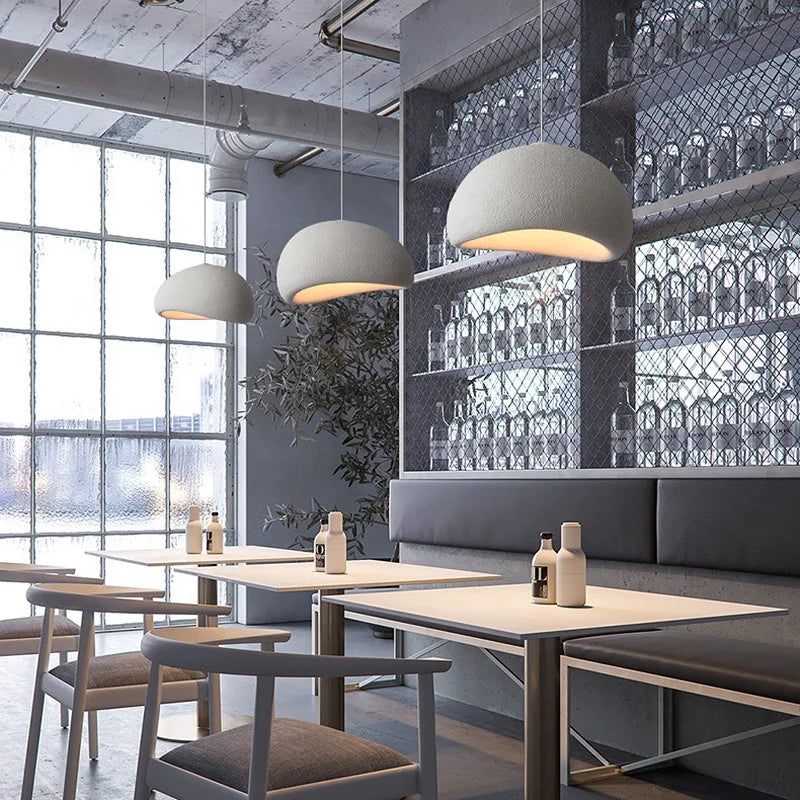 Modern Nordic Wabi-Sabi Pendant Lamps for Dining & Living Room LED Ceiling Light