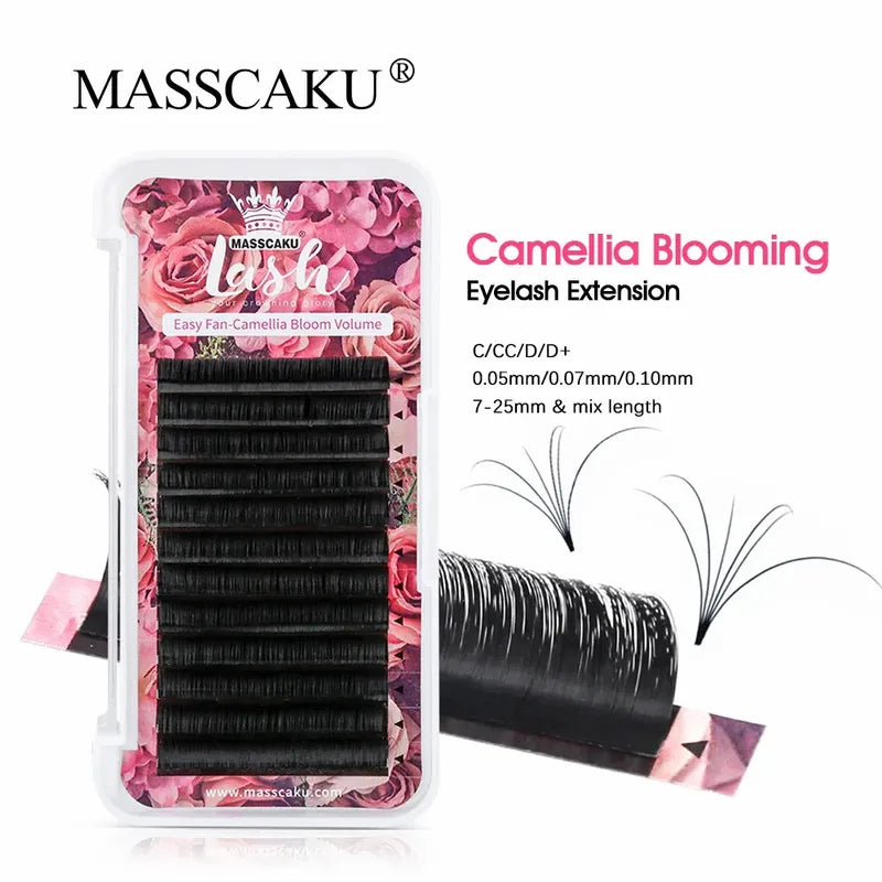 Mega Volume False Eyelashes Extension Kit - Auto Flowering Rapid Bloom Fans