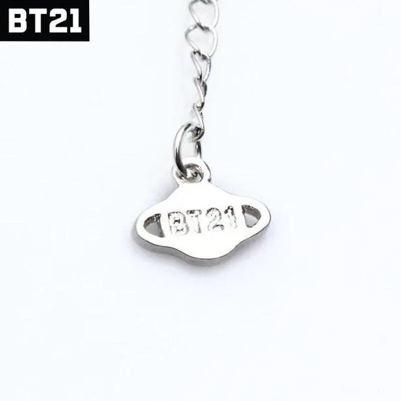 Anime BT21 Cartoon Couple Fans 26cm Fashion Accessories for Men and Women