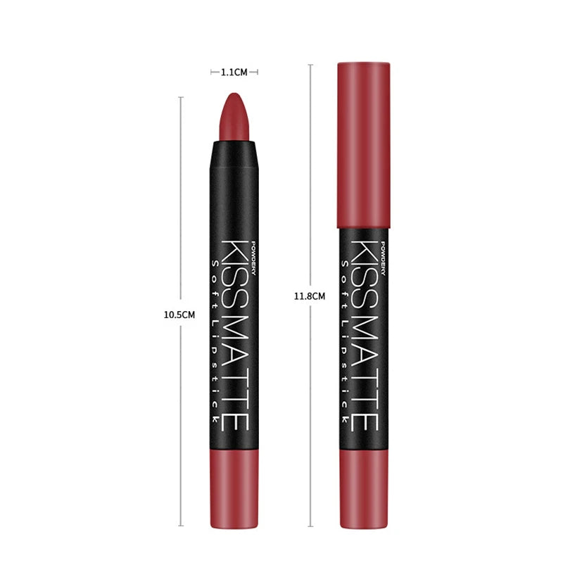 19 Colors Matte Lip Liner Set Waterproof Long-lasting Lip Pencil Makeup Tool