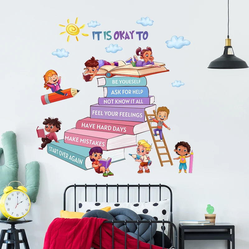 Learn To Give Me Free Wall Stickers for Living Room and Bedroom Decor