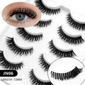 Veltrinay Faux Mink False Eyelashes Natural Look Wispy Winged Eye Makeup