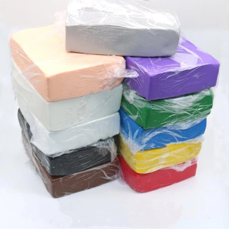Polymer Clay for Doll Making 500g Soft Sculpting Material Multi-Color DIY Craft