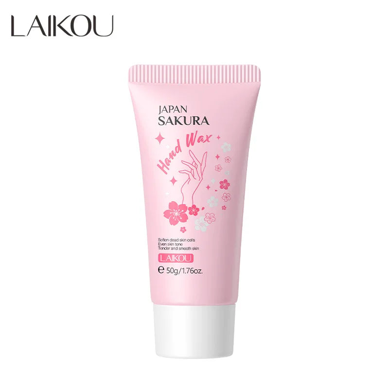 Moisturizing Hand Wax Exfoliator with Sakura Extract - Callus & Anti-Aging Hand Care