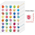 200 Pcs Emotional Feelings Face Stickers for Students Mood Support Multicolor Set