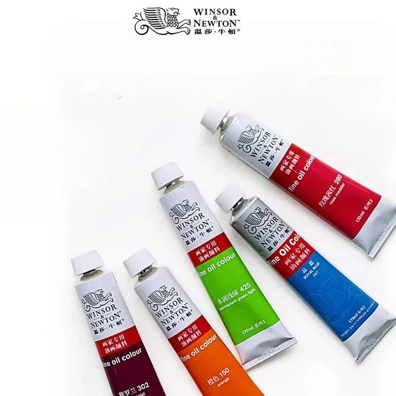 Oil Paint 170ml Tube for Artists & Students - Strong Tinting, Lightfast, Large Size