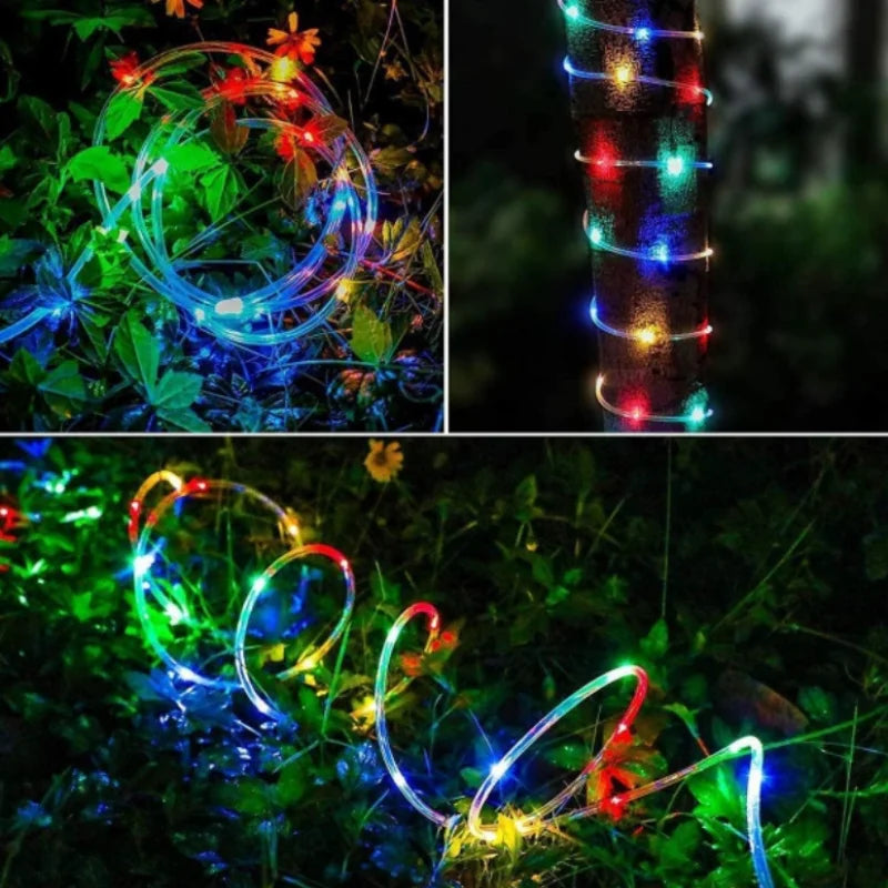Outdoor Waterproof Solar String Lights for Garden & Holiday Decoration