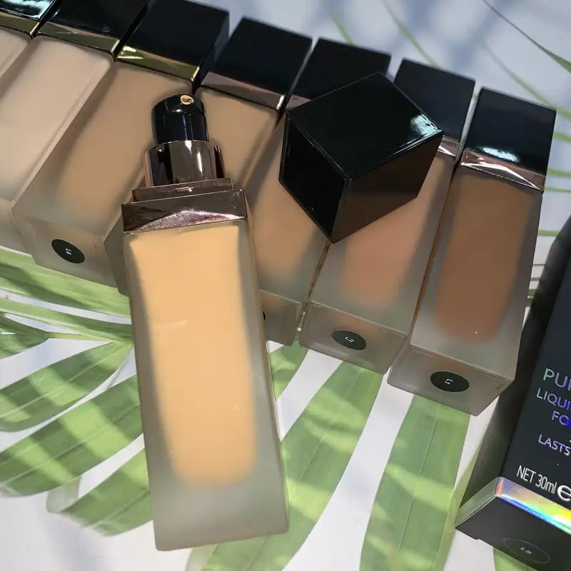 Waterproof Matte Liquid Foundation with Full Coverage & Oil Control