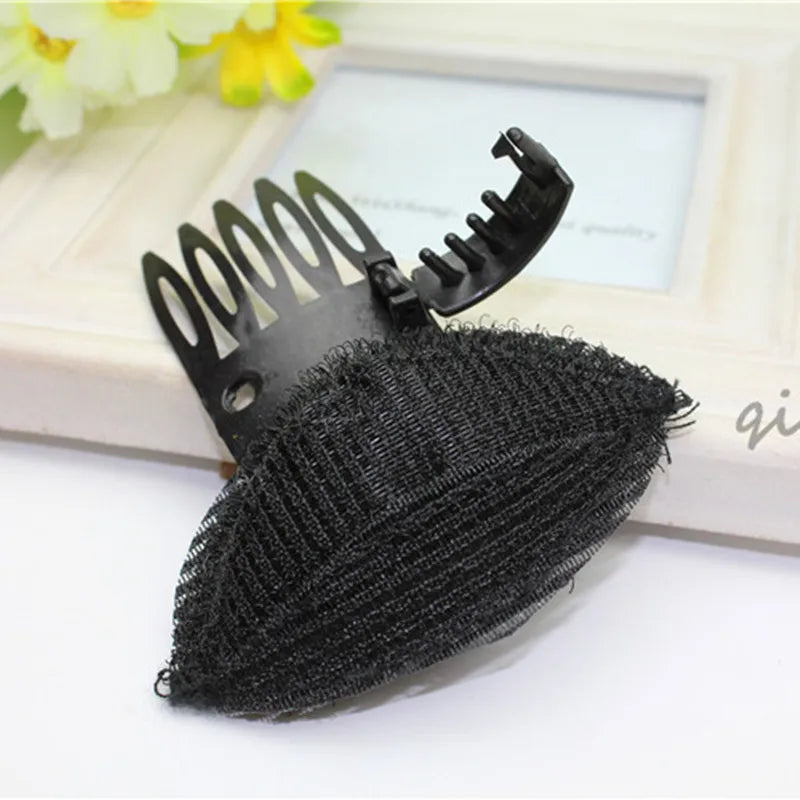 Fluffy Hair Clip with Volume-Boosting Pads - Invisible Styling Insert, DIY Hair Bump Up Comb
