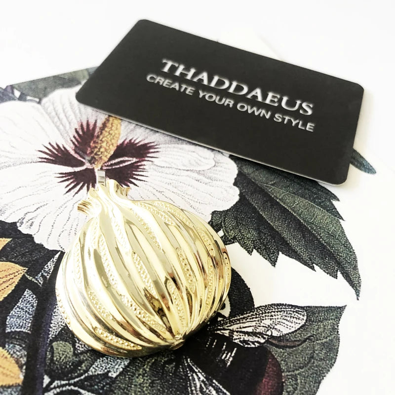 Large Pomegranate Pendant in Sterling Silver - Romantic Gift for Women