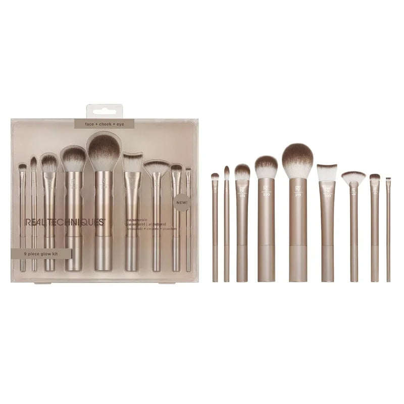 Complete Makeup Brush Set with Powder, Blush, Eye Shadow & Egg Beauty Tools