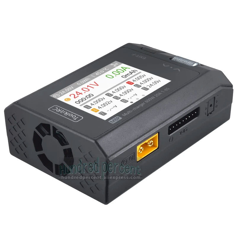 Remote Control Lithium Battery Charger 1-8S 600W 20A for RC Cars & Drones