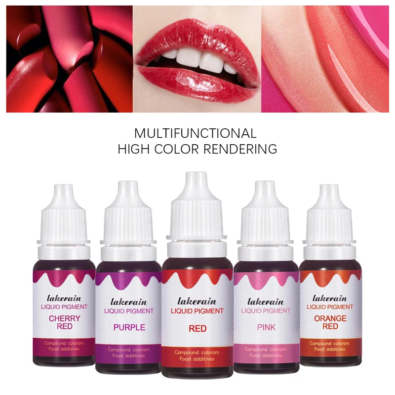 Lip Gloss Making Kit with 24 Pigment Colors - DIY Lipstick & Lip Oil Dyes