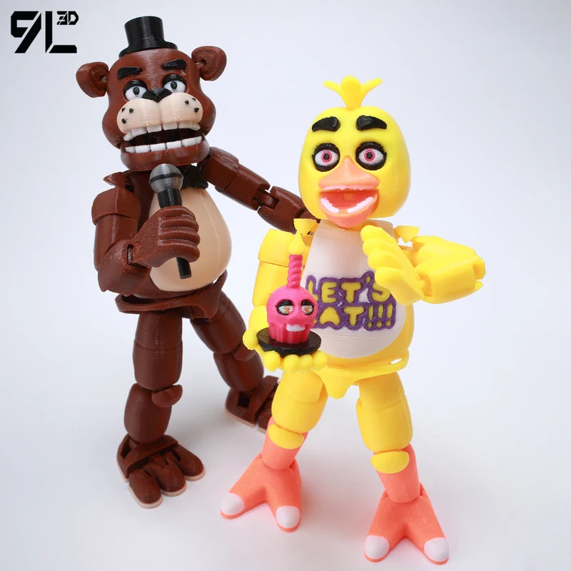 Articulated Anime Model Figure with Interchangeable Parts - Collectible Toy for Display and Creativity