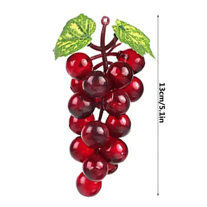 Artificial Grapes Cluster - Fake Fruit Decor for Home Garden Wedding Party