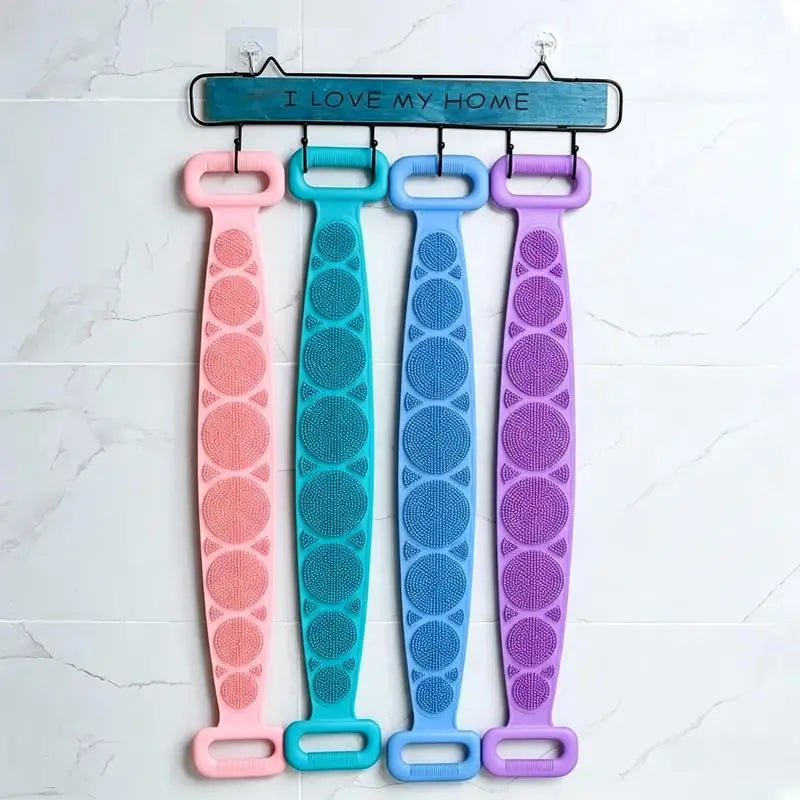 Exfoliating Silicone Body Brush Bath Scrubber for Shower & Skin Care
