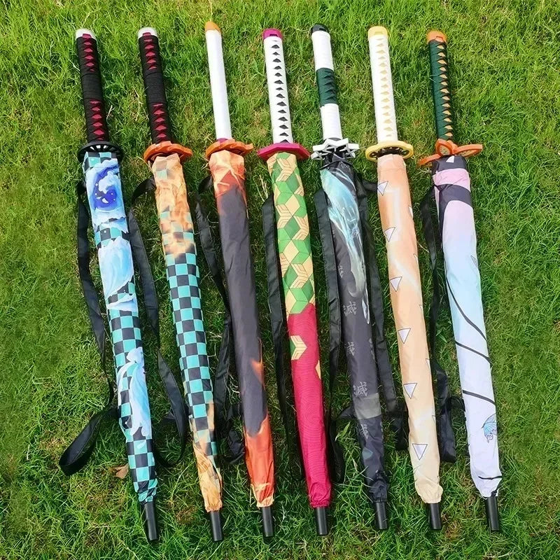 Demon Slayer Kimetsu No Yaiba Umbrella Katana - Anime Sword Design, Real Size