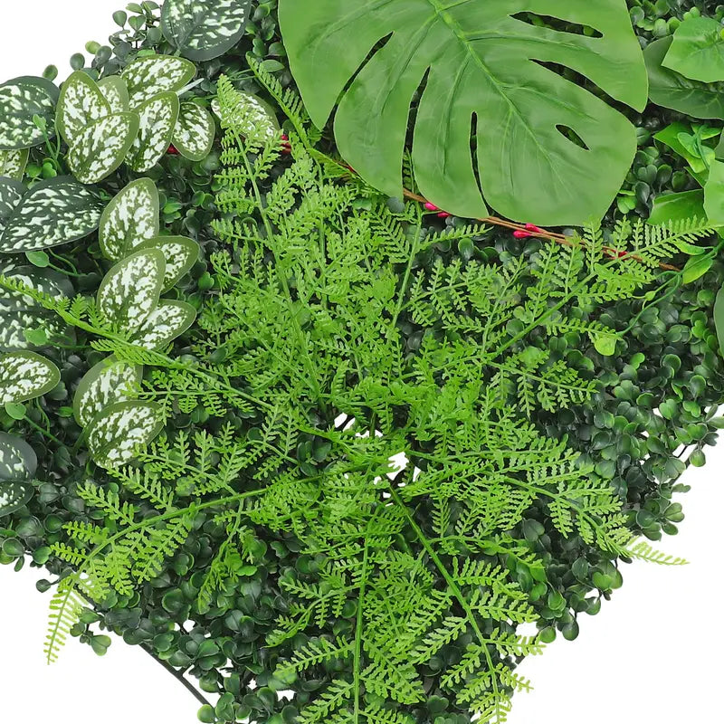Artificial Hedge Wall Panel for Fence & Garden Decor - Green, 60x40cm