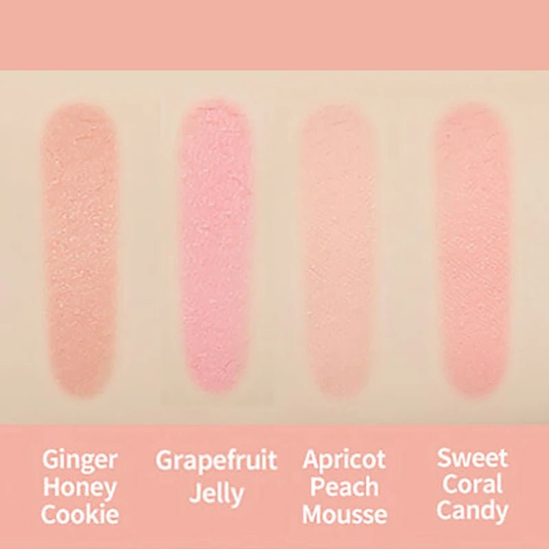 Korean Blusher Powder Set - Multiple Colors, Soft Fine Texture, Compact Makeup