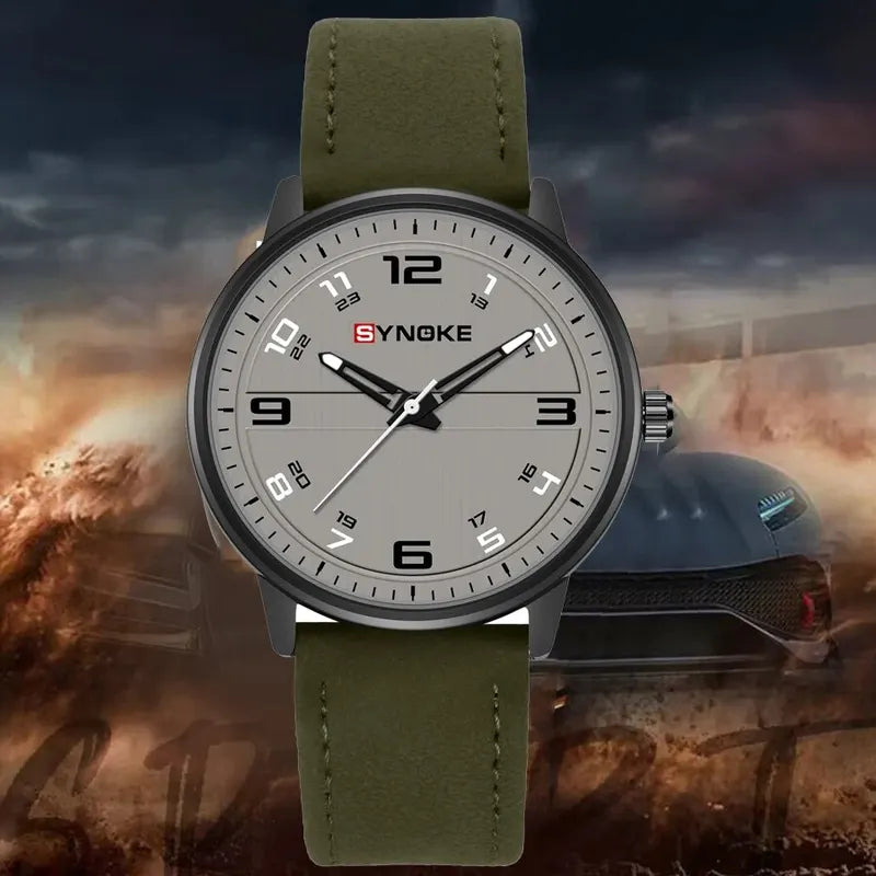 Men's Quartz Watch - Retro Sporty Business Wristwatch for Men