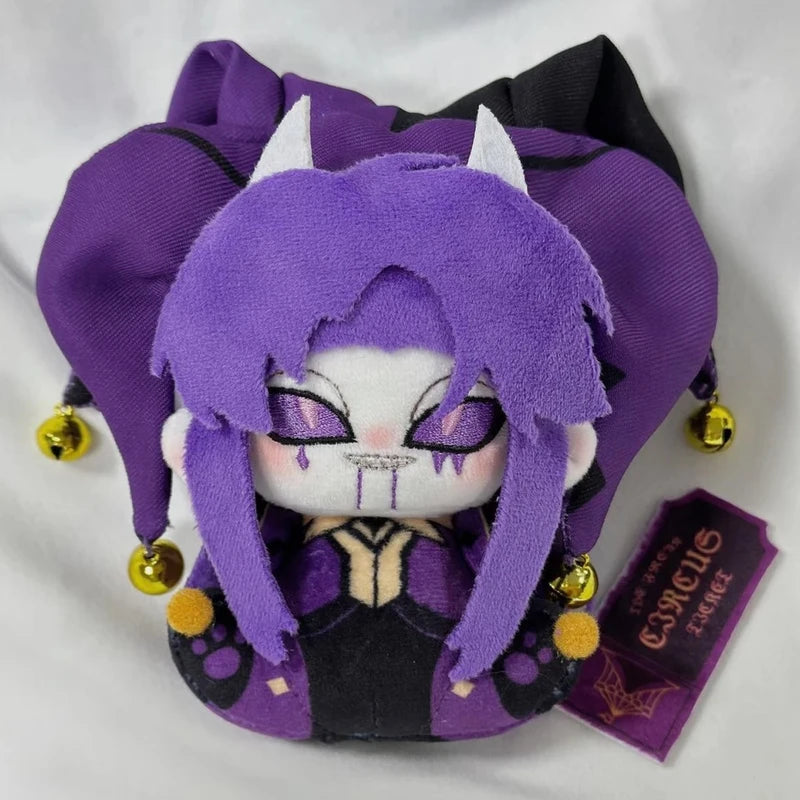 Circus Jester Plush Doll - Purple Cosplay Toy for Halloween & Party Decor
