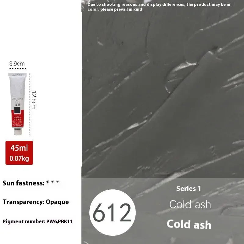 Oil Paint Set 45ml - Professional Art Supplies for Canvas, Wood, Paper