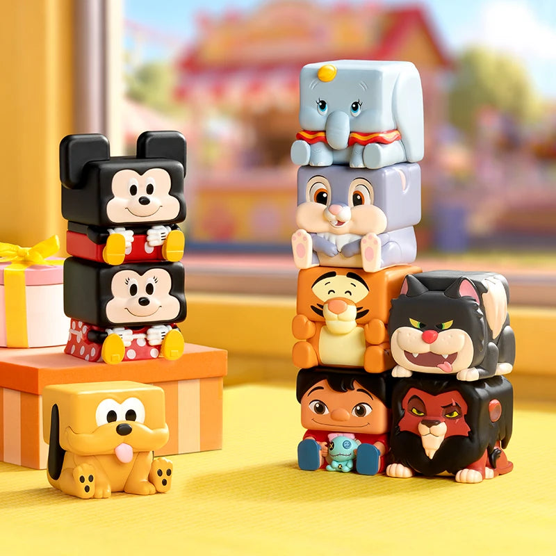 POP MART Disney Classics Action Figures Series 1 Cube Blind Box Toy Collectible