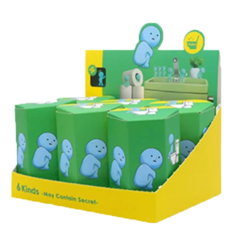 Mystery Noctilucent Green Doll Action Figures Set – Surprise Desktop Decor Toy