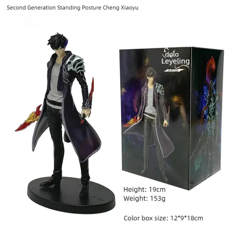 Anime Levelings Action Figure Sung Jinwoo PVC Collectible Toy 21cm - Multiple Colors