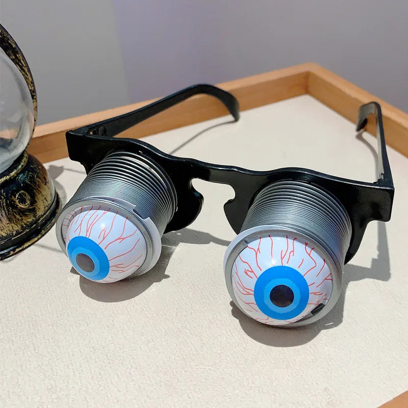 Funny Halloween Prank Glasses - Scary Pop-Out Eyes Masquerade Costume Props