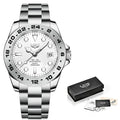 Men's Luxury Sport Watch Waterproof Full Steel Quartz Military Watch