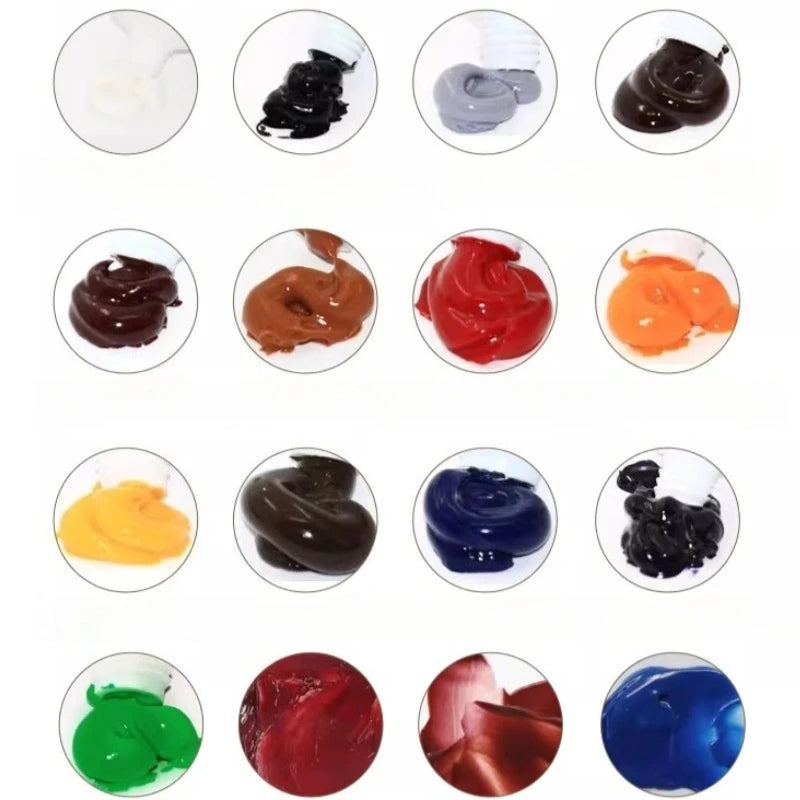 Leather Paint Set 30ml for Shoe Sofa Bag Clothing Repair & Restoration
