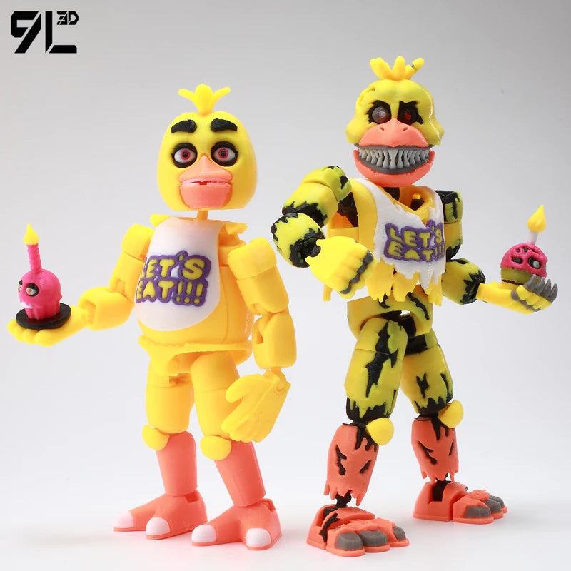 Articulated Anime Model Figure with Interchangeable Parts - Collectible Toy for Display and Creativity