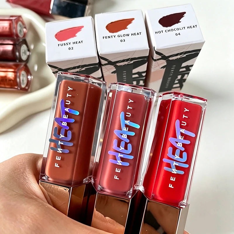Multicolor Lip Gloss with Shine and Glitter - Lip Plumper Makeup for Beginners