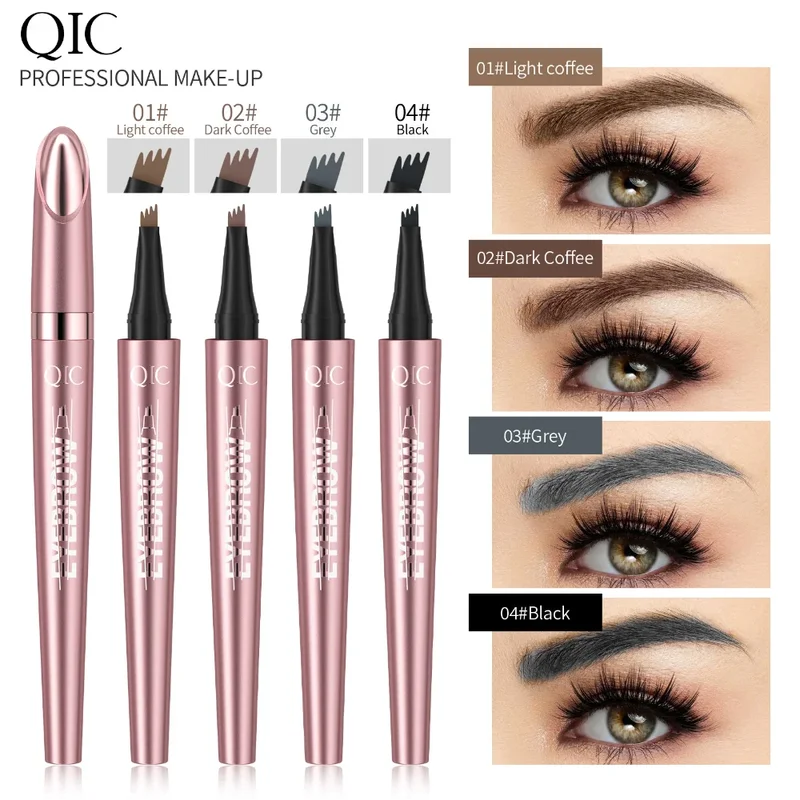 Waterproof Long Lasting Eyebrow Pencil - Natural, Sweat-Proof Makeup for Brows