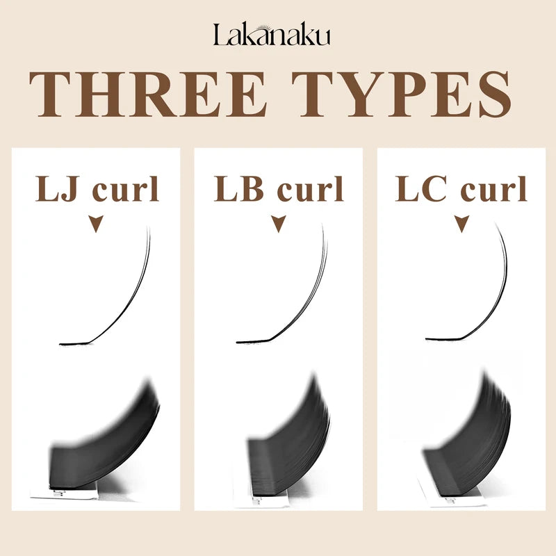 Individual False Eyelash Extensions Spike Fairy Volume Fluffy Lash with Curl Options