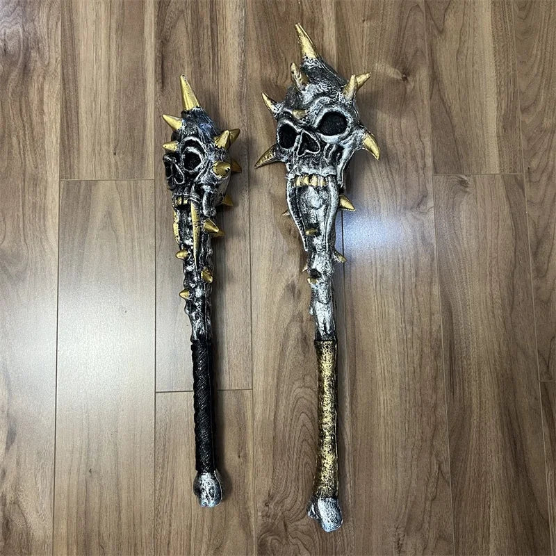Halloween Cosplay Weapon Set - Warrior Hammer Axe Sword with Safe PU Rubber Material