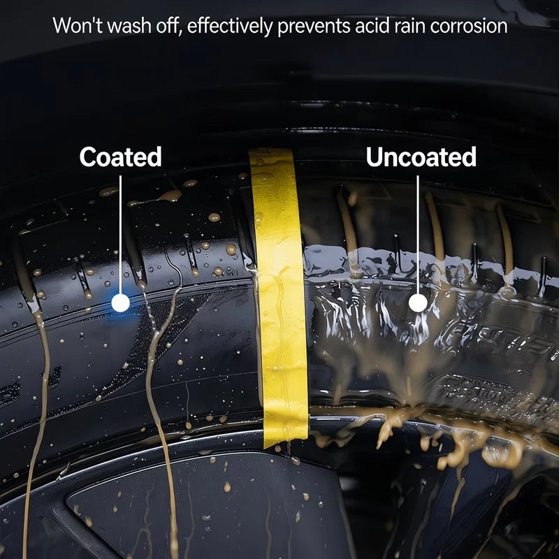 Car Tire Care Wax - Hydrophobic Tire Polish & Shine Protectant
