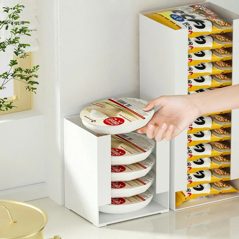 Multi-Functional Instant Noodle Storage Box for Kitchen Pantry Organizer
