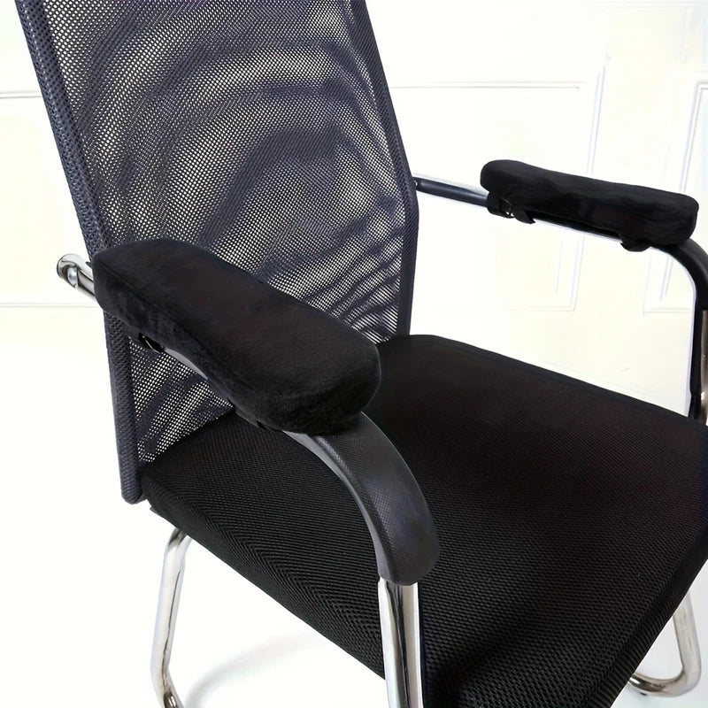 Soft Armrest Cushion for Office & Gaming Chairs - Removable Washable Foam Pad