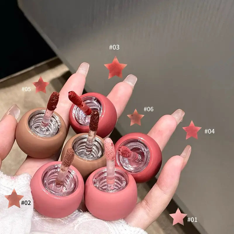 Velvet Matte Lip Mud - Long Lasting, Non Transfer, Brightening Lip Color Set