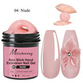 100g Nude Pink Non-Stick Nail Gel for Sculpting & Art - UV LED Soak Off