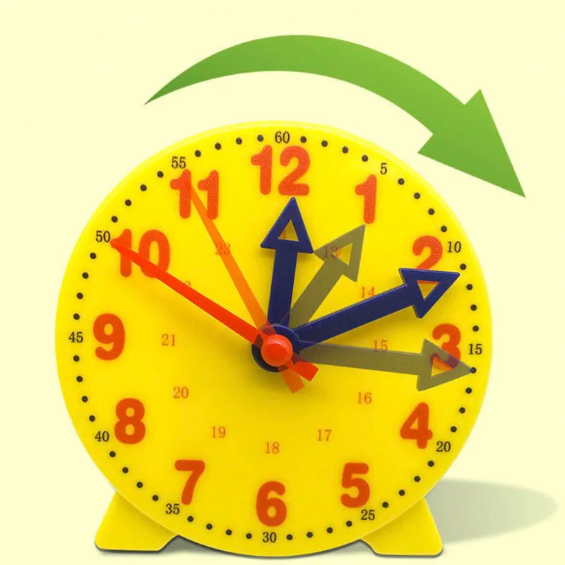 Children Montessori Educational Clock Toy - Time Recognition & Learning Aid