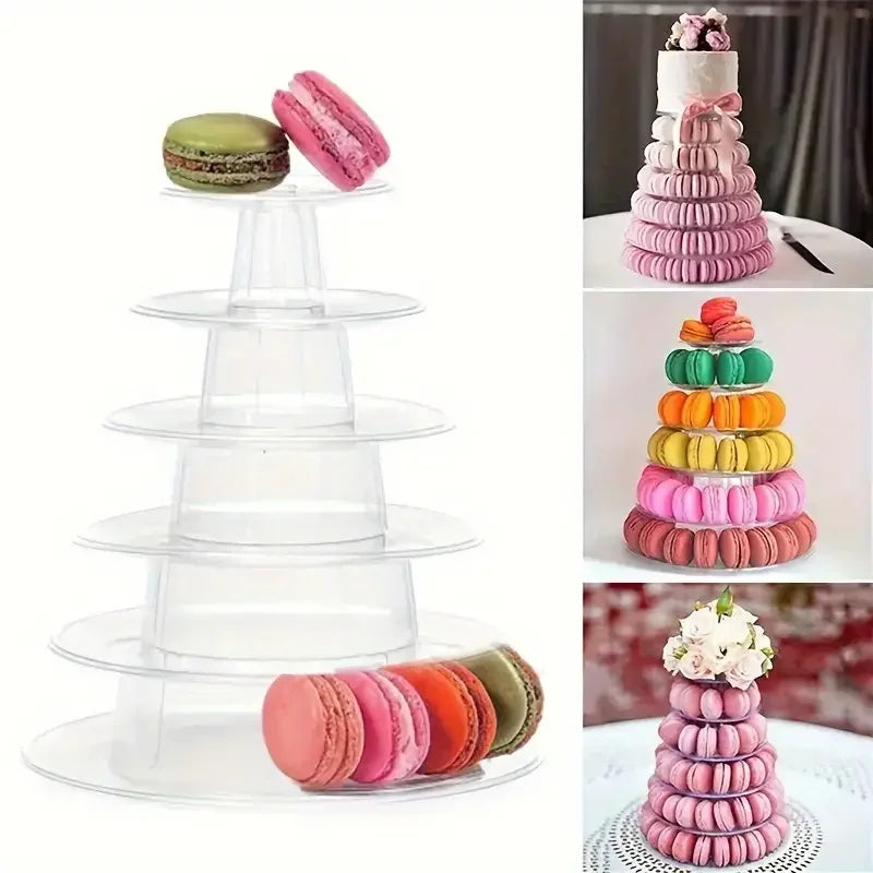 Tiered Cake Display Stand for Desserts & Pastries - Wedding Baby Shower Party