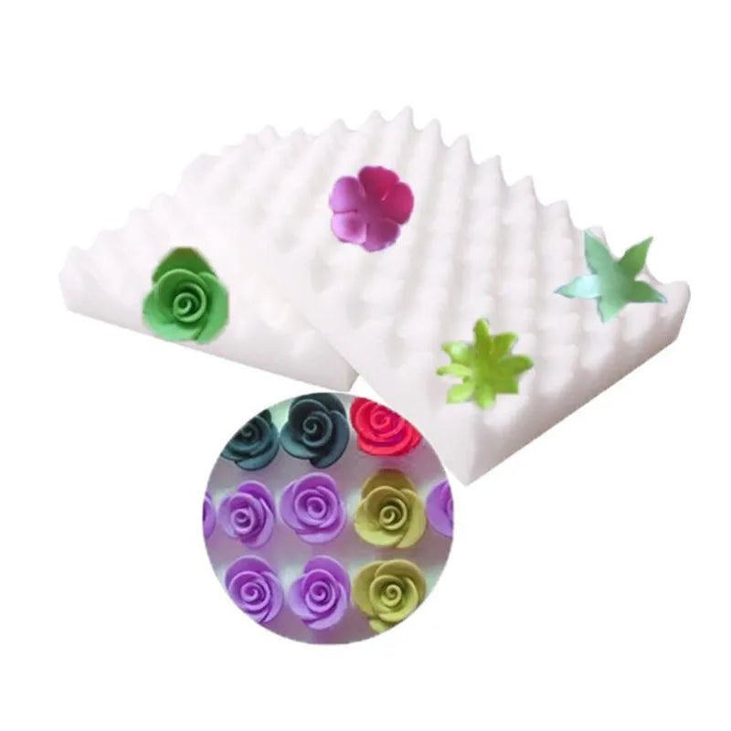 2Pcs Cake Drying Pads Foam Sponge Mats for Fondant & Sugar Flower Shaping