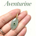Natural Stone Pendant with Amethyst and Tiger Eye Water Drop Charm for DIY Jewelry Making