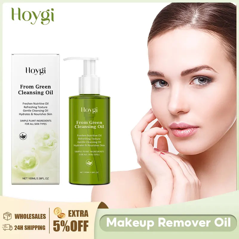 Gentle Makeup Remover Oil for Deep Cleansing and Pore Purification – 100ml